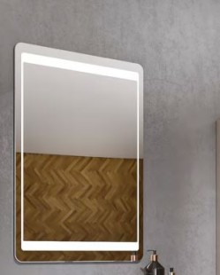 Зеркало armonia с выключателем и подсветкой led, 90х60 cm