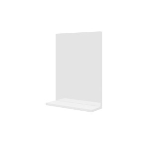 Комплект мебели для ванной savini perla 40 - мебель, умывальник, зеркало и подсветкой, белый глянец
