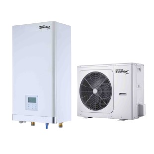 Тепловой насос воздух-вода для отопления/охлаждения ecoheat by midea 8kw, 220v