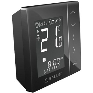 Беспроводной электронный терморегулятор, vs20brf черный, salus it600