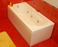 Гидромассажная акриловая ванна (s1) belform alegria, встроенный смеситель vela, наполнение через систему, 170x70 cm
