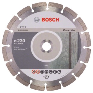 Диск алмазный сегментный bosch 230x22.23x2.3mm