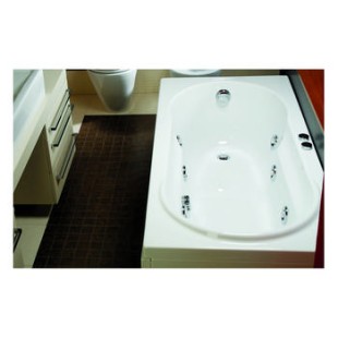 Гидромассажная акриловая ванна (s1) belform alegria, 150x70 cm