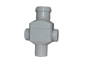 Обратный клапан канализационый, вертикальный-горизонтальный, d 50 mm