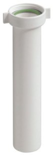 Удлинитель для сифона, пп белый с гайкой, d 1 1/4x32 mm l 200 mm
