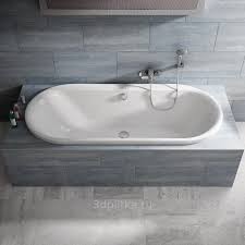 Акриловая ванна ideal standard connect air, овальная, встраиваемая, 180x80 cm
