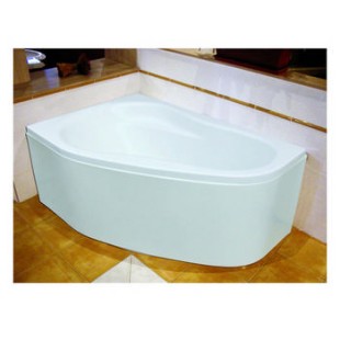 Асимметричная акриловая ванна belform melancholia, правая, 150x100 cm