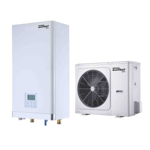 Тепловой насос воздух-вода для отопления/охлаждения ecoheat by midea 16kw, 380v