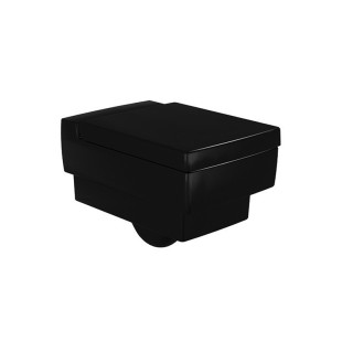 Унитаз подвесной Villeroy & Boch memento, glossy black 56x37,5 cm