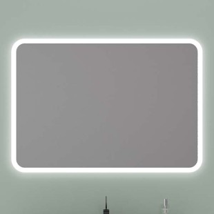 Зеркало armonia с выключателем и подсветкой led, 100х70 cm
